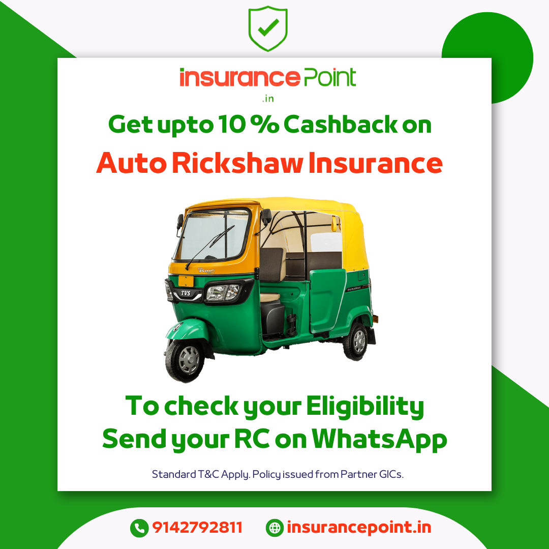 Auto Rickshaw Insurance Tempo Insurance - Insurance Point